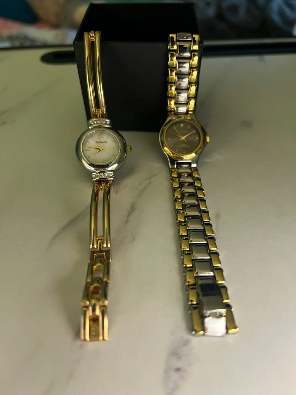 Two-Tone Women's Dress Watch - Gold & Silver